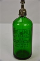 Brilliant Green Seltzer Bottle