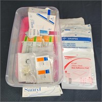 Tub of Medical Supplies