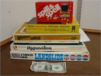 Vintage Game Lot - Spill & Spell, Tuco Puzzle,