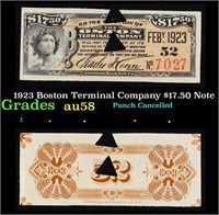 1923 Boston Terminal Company $17.50 Note Grades Ch