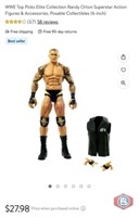 New 36 pcs; WWE Top Picks Elite Collection Randy