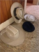 4 Mens Hats (Resistol Cowboy Hat)