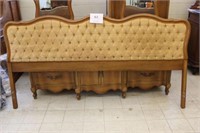 VINTAGE HEADBOARD 44.5" TALL BY 81" LONG (MATCHES