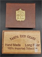 Cigar Box & Leather Box