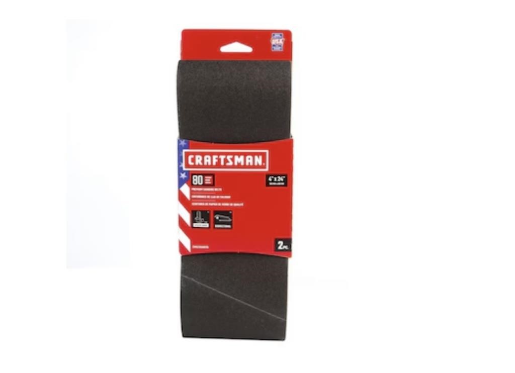 CRAFTSMAN 4" x 24” Zirconia Alumina Belt Sandpaper