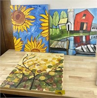 Three Canvas Pictures