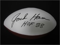 Jack Ham signed football JSA COA