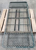 2 Green metal grates70" x 30", 2 gate