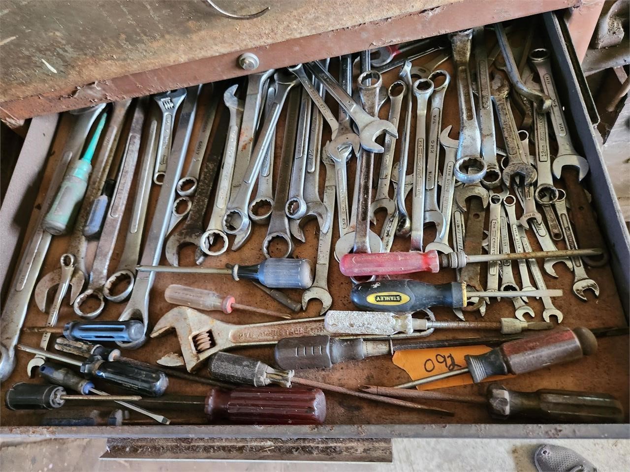 Tools drawer contents