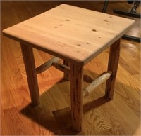 Log Side Table