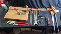 Toggle clamps, saws, wrench & pliers