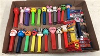 Large lot of Pez dispensers, a couple are brand