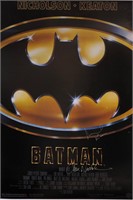 Batman 1989 Michael Keaton Autograph Poster