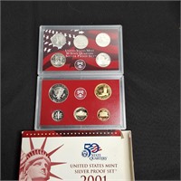 2001 SILVER PROOF SET