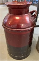 Red Painted Milk Can