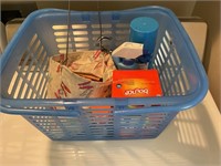 Basket of Laundry Supplies