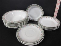 13 MISC. PIECES LIMOGES FRANCE DISHES