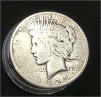 1923 S Peace Silver Dollar 90% Silver Minted in