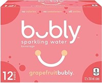 Bubbly Grapefruit sparkling water