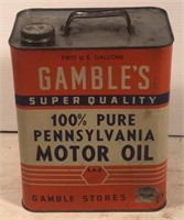 Gamble's Super Quality Oil Can
