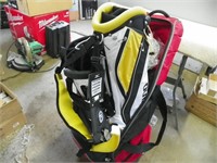 Unused Golf Boy bag & two golf bags inside