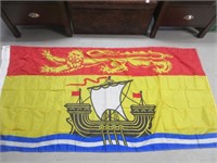 NEW BRUNSWICK FLAG 72X36 INCHES
