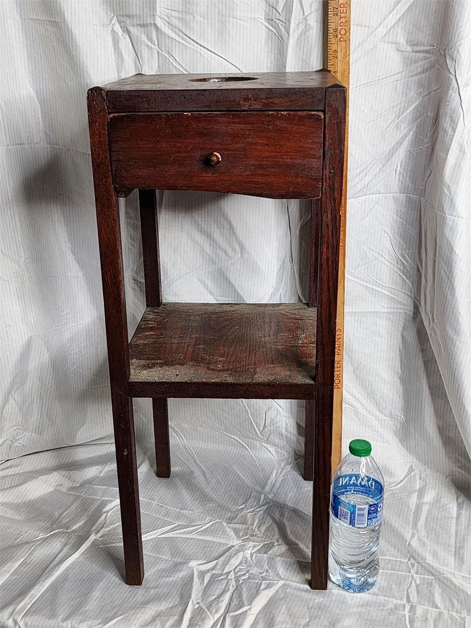 Antique  one drawer smoking stand