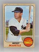 1968 Topps #280 Mickey Mantle HOF 1974 Yankees