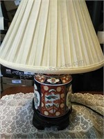 Asian Inspired Lamp 18"
