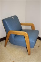 Vintage blue arm chair