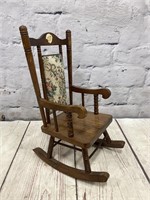 Vintage Style Doll Rocking Chair