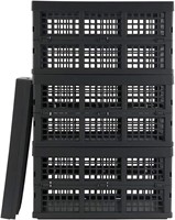 NEW $53 4PK (30L) Collapsible Storage Bin