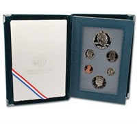 1990 US Proof Prestige Mint Set with Silver Dollar