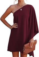 NEW $30 (L) Women One Shoulder Cocktail Dress