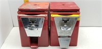 2 VTG GUMBALL MACHINES FOR PARTS OR RESTORATION