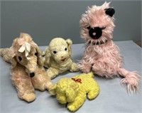 Vintage Dog Plush Animal Lot Collection