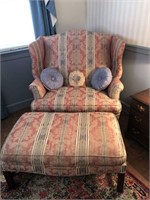 Antique Grandmother's Chair & Ottoman