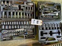 2 Ratchet & Socket Sets in Cases