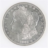 1885 US MORGAN SILVER $1 DOLLAR COIN