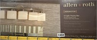 ALLEN + ROTH 5 LIGHT VANITY BAR RETAIL $140