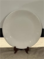 12-inch White Platter Plate (one chip)