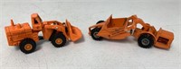 1/64 2 pcs Wheel Loader and Scraper