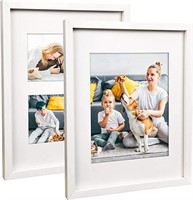 11x14 White Picture Frames Set of 2