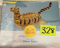 sun squd inflatable giant tiger 4ft 10in long