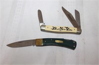 2 Schrade Pocket Knives(See Desc)