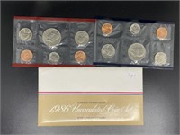 1986 U.S. Mint Uncirculated Coin Set