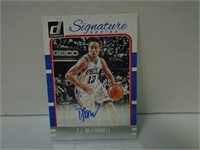 2016-17 PANINI DONRUSS #6 T.J. MCCONNELL SIGNED