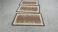 (3) Safavieh rugs, 2’6’’x4’, conditions as shown