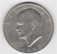 1972 P US Eisenhower Dollar Coin