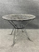 35in Wrought Iron Table